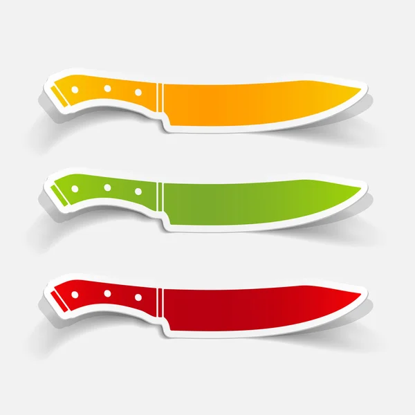 Ілюстрація ножем — стоковий вектор