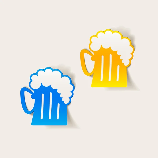 Ilustración de cerveza — Vector de stock