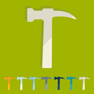 Çekiç düz tasarım