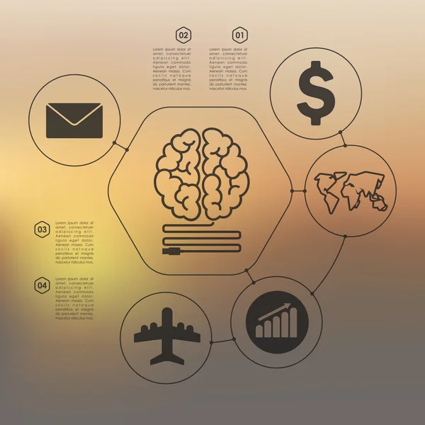 Infografía empresarial — Archivo Imágenes Vectoriales