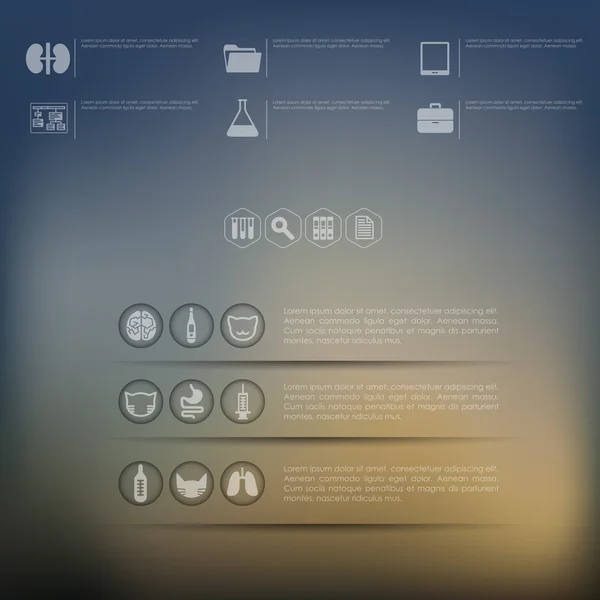 Infographie vétérinaire — Image vectorielle