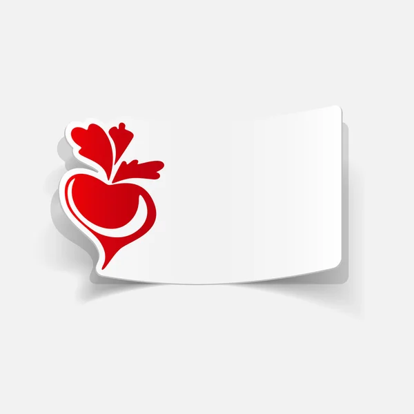 Beet icon — Stock Vector