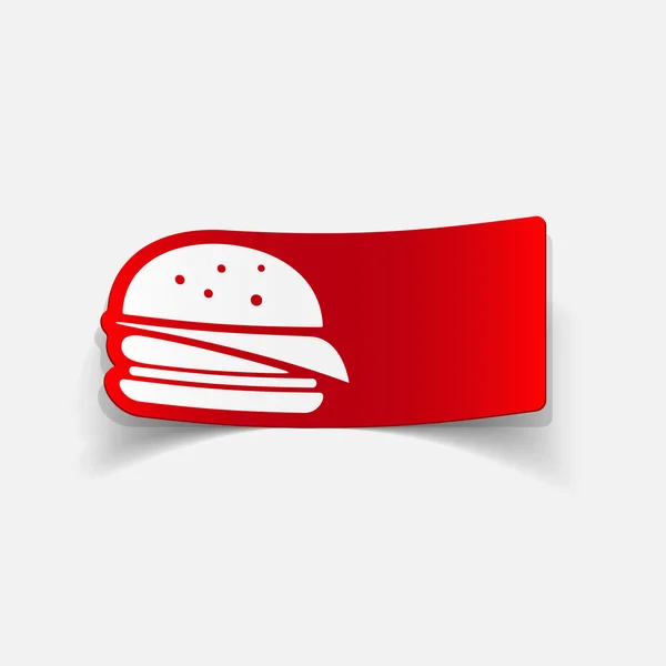 Icono sándwich — Archivo Imágenes Vectoriales