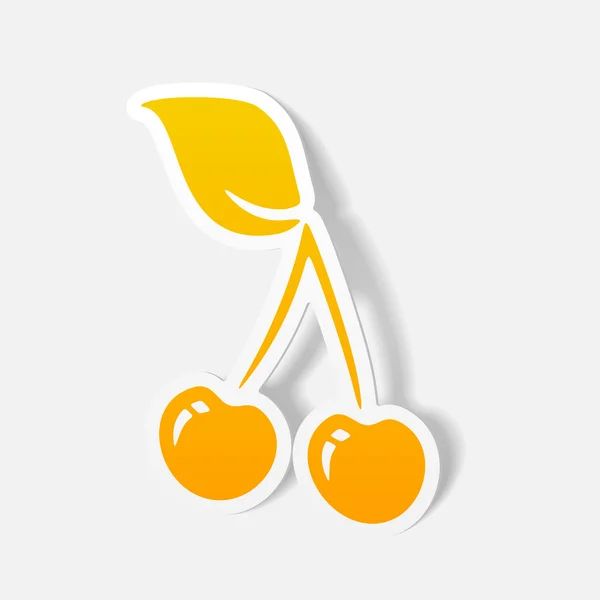 Icona della ciliegia — Vettoriale Stock