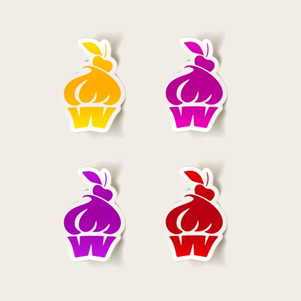 Cake icons — Stock Vector