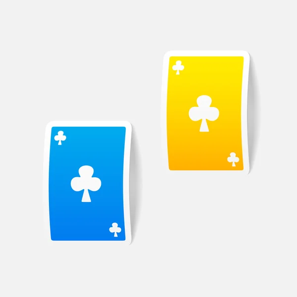 Playing card icons — Stock Vector