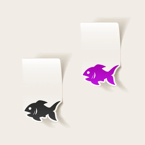 Iconos de pescado — Archivo Imágenes Vectoriales