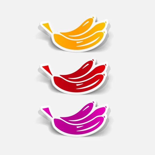 Banana icons — Stock Vector