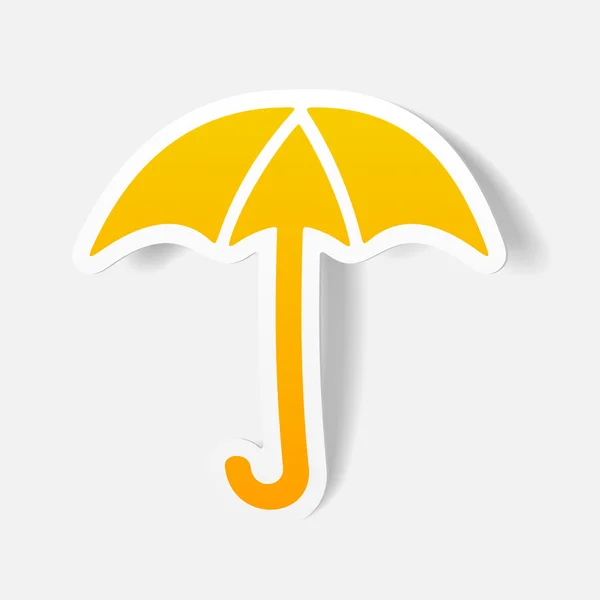 Umbrella design realistic element — Stock Vector