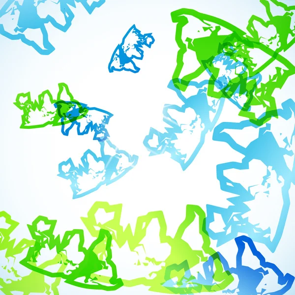 Abstrakter Hintergrund mit Karte — Stockvektor