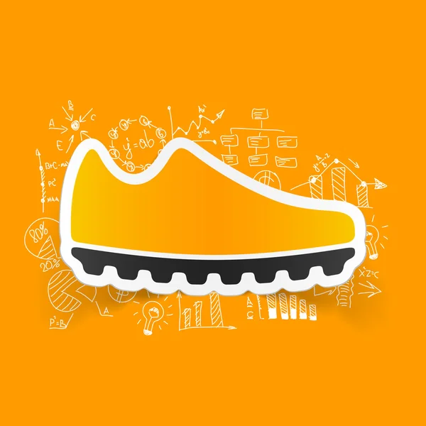 Icône de sneaker — Image vectorielle