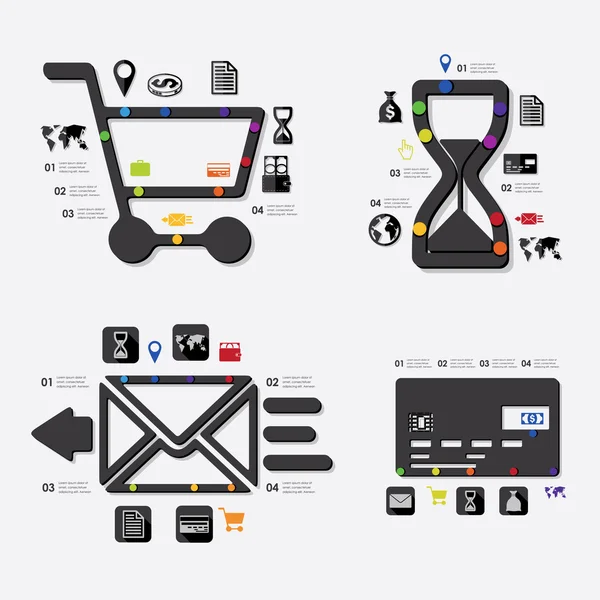 Wirtschaftsinfografik — Stockvektor