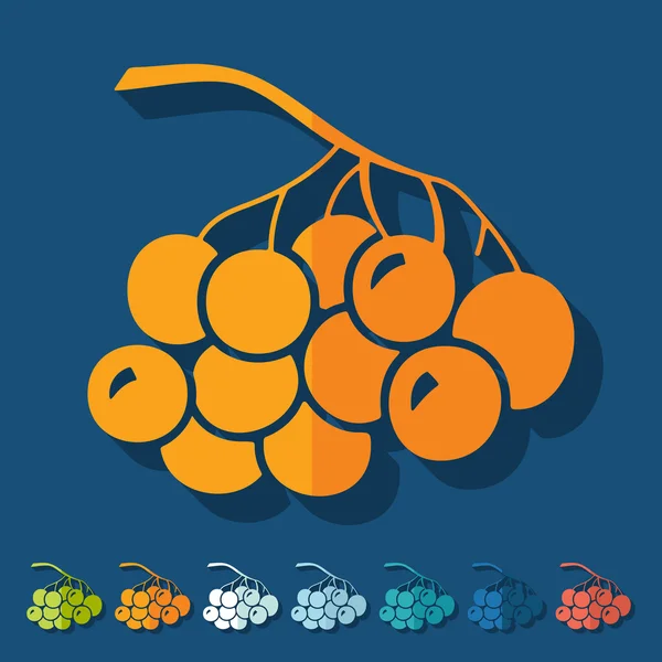 Berries icons — Stock Vector