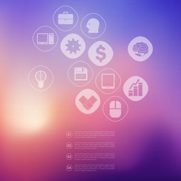 Infografica aziendale — Vettoriale Stock