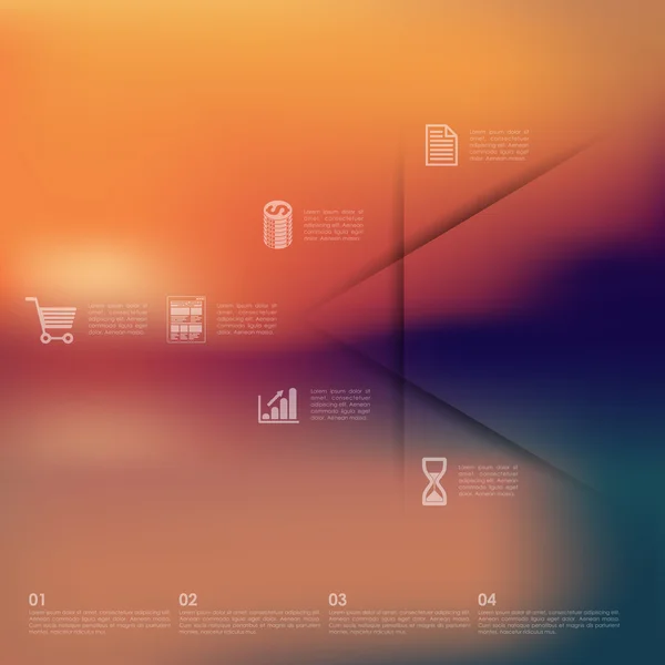 Infografica aziendale — Vettoriale Stock