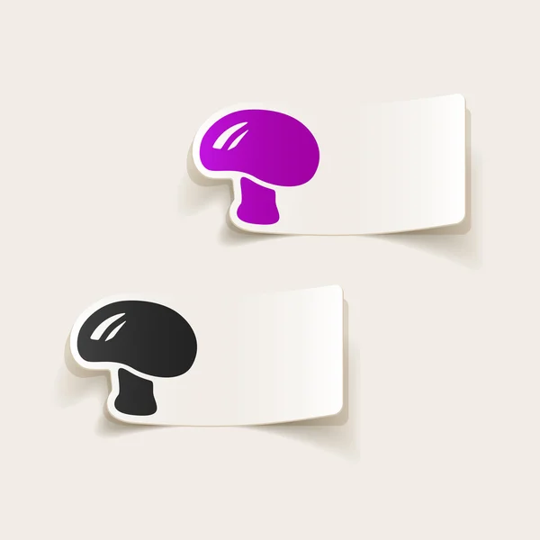 Icônes de champignons — Image vectorielle