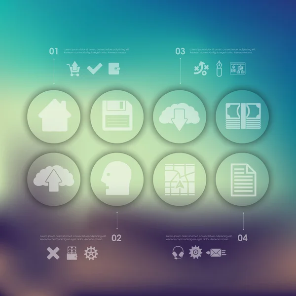 व्यवसाय इन्फोग्राफिक — स्टॉक व्हेक्टर