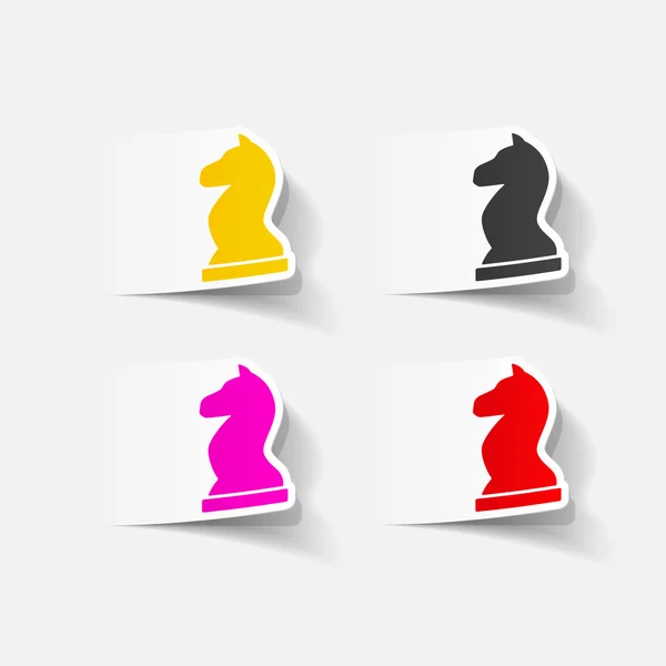 Icone degli scacchi — Vettoriale Stock