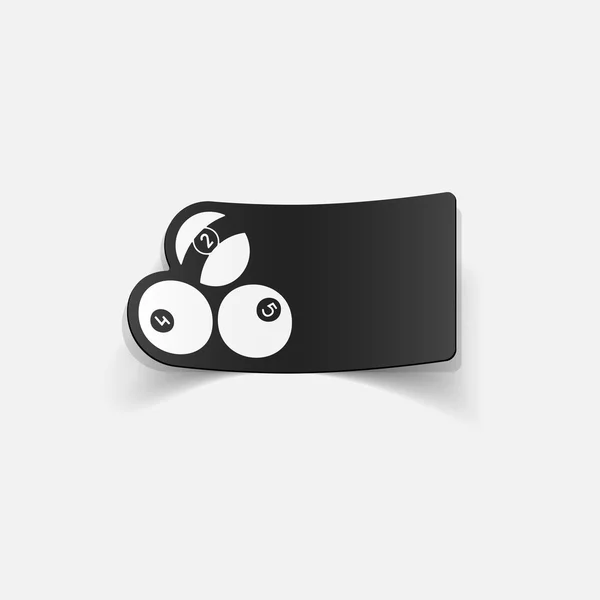 Billiards icon — Stock Vector