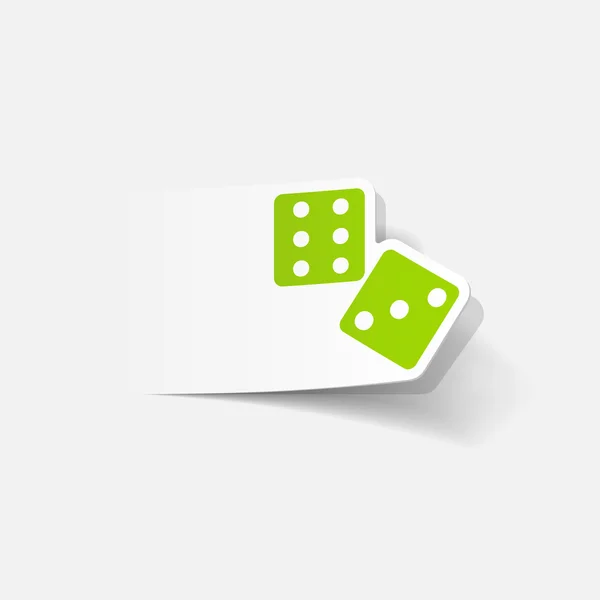 Dice icon — Stock Vector