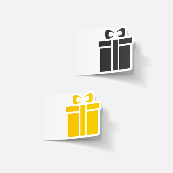 Iconos de caja de regalo — Archivo Imágenes Vectoriales