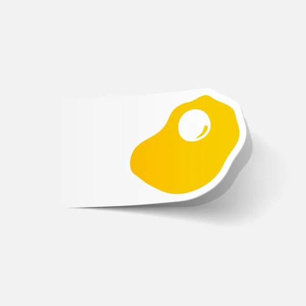 Äggröra ikon — Stock vektor