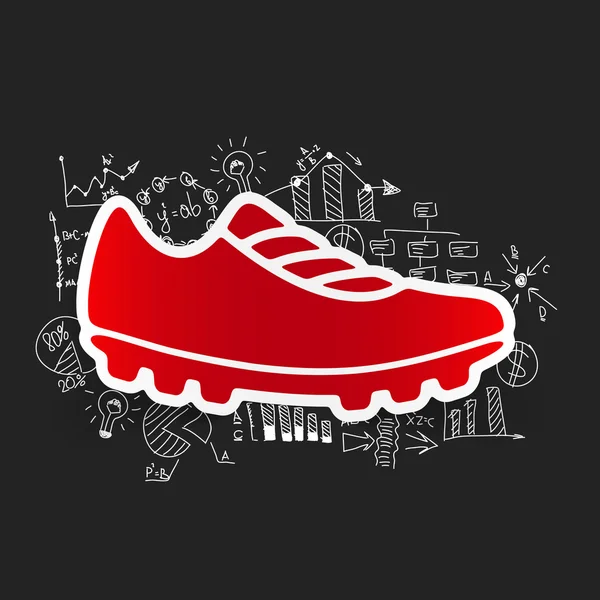 Ikona sneaker — Wektor stockowy