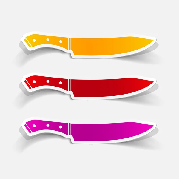 Iconos de cuchillo — Archivo Imágenes Vectoriales