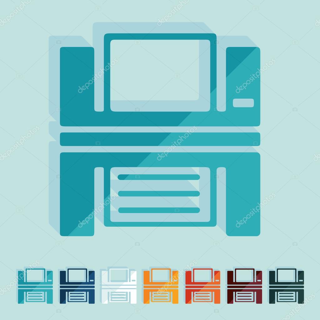 Printer icons Stock Vector by ©Palau83 58003177