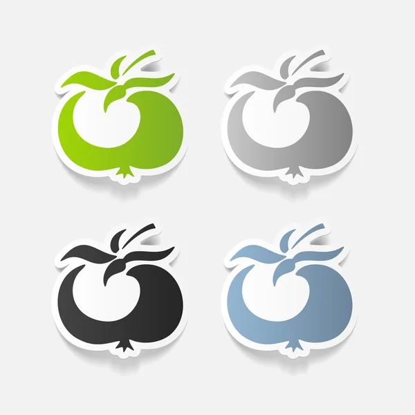 Tomato icon — Stock Vector