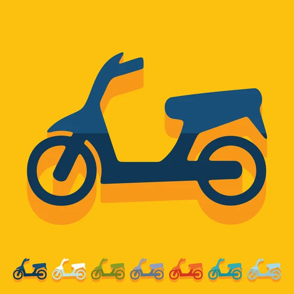 Scooter pictogrammen — Stockvector