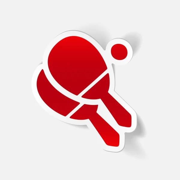 Icona del tennis — Vettoriale Stock