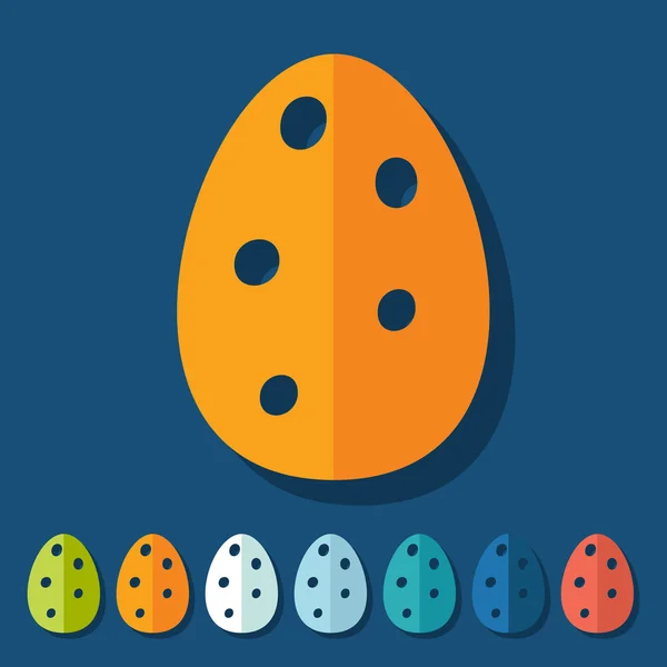 Иконы пасхальных яиц — стоковый вектор