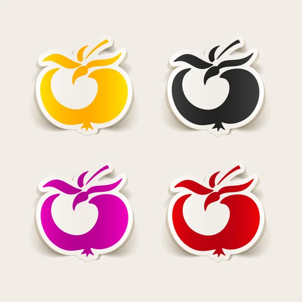 Icono de tomate — Vector de stock