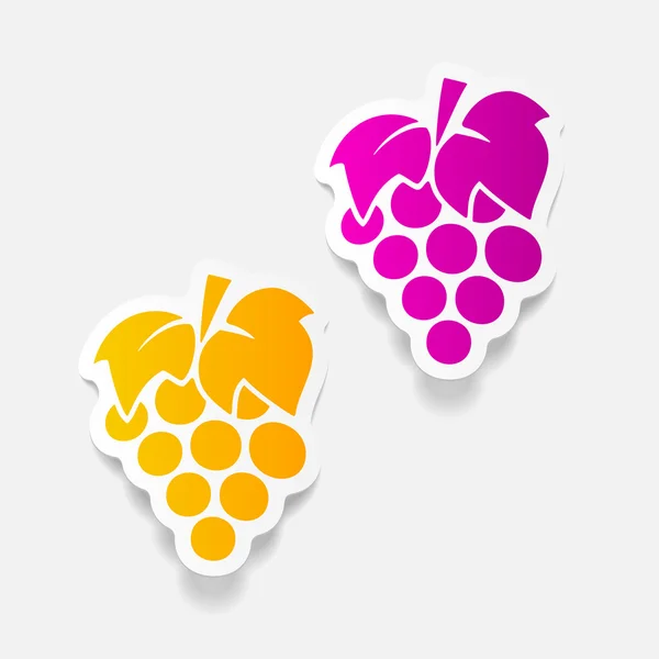 Grapes icon — Stock Vector