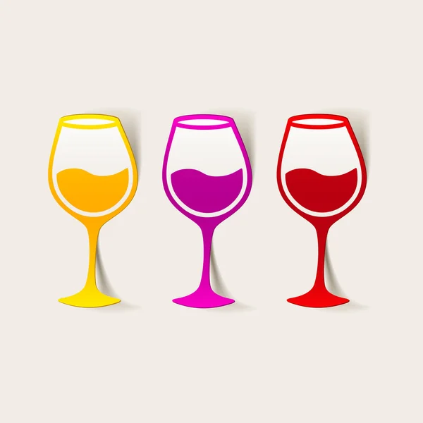 Wineglass icon — Stock Vector