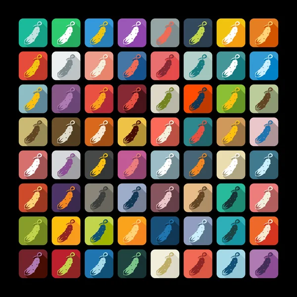 Icônes de concombre — Image vectorielle