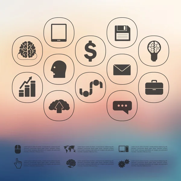 Infografica aziendale — Vettoriale Stock