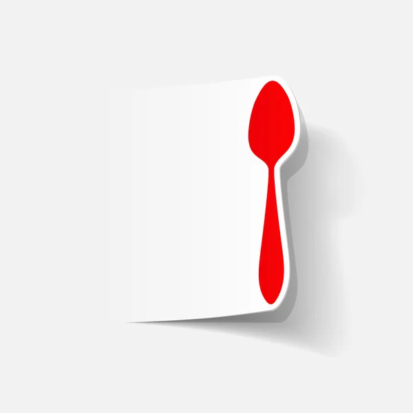 Icono de cuchara — Archivo Imágenes Vectoriales