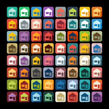 House icons clipart