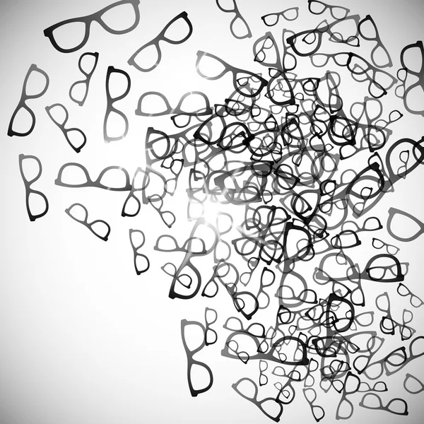 Abstrakt bakgrund: glasögon — Stock vektor