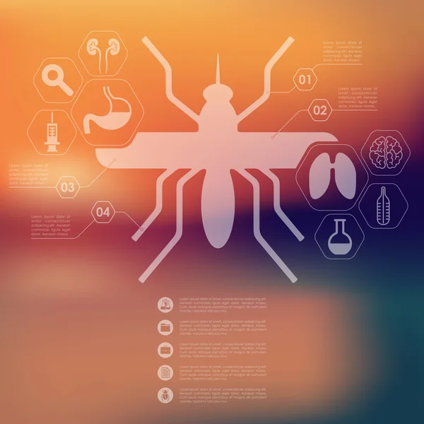 Tierärztliche Infografik — Stockvektor