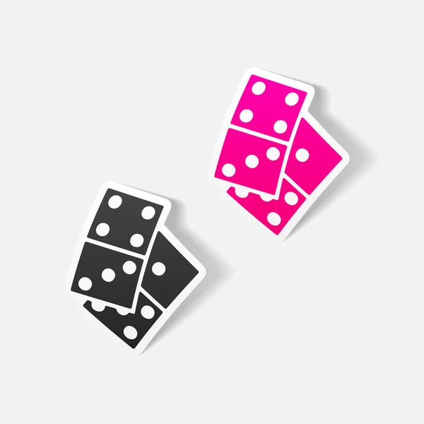 Domino pictogram — Stockvector