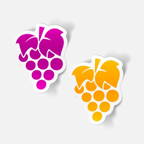 Grapes icon — Stock Vector