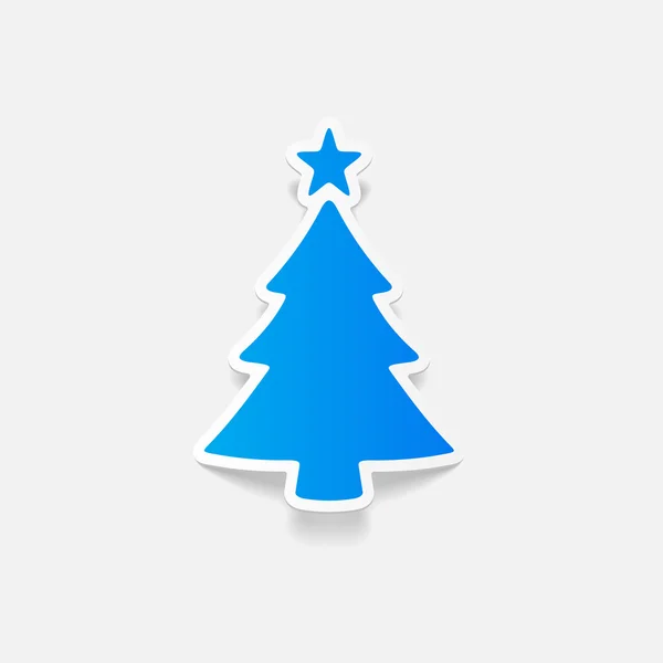 Julgran-ikonen — Stock vektor