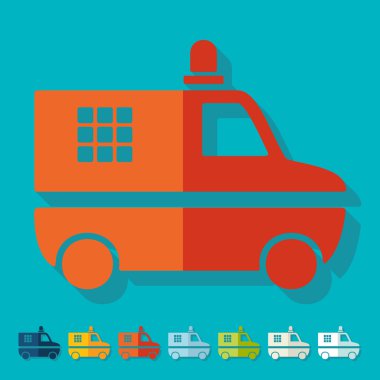 Polis araba simgeler