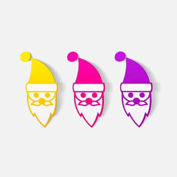 Santa Claus icon — Stock Vector