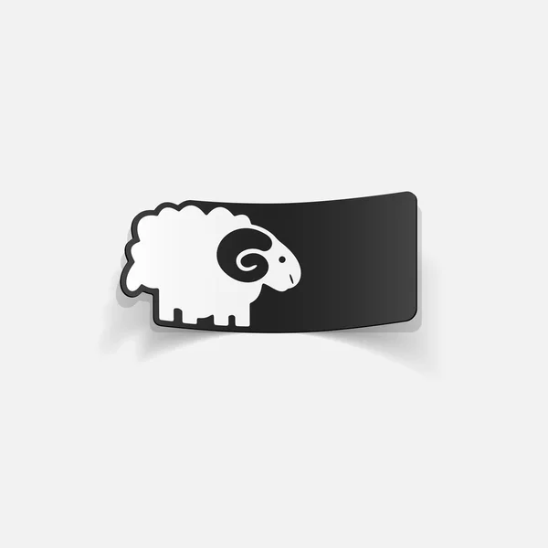 Sheep icon — Stock Vector