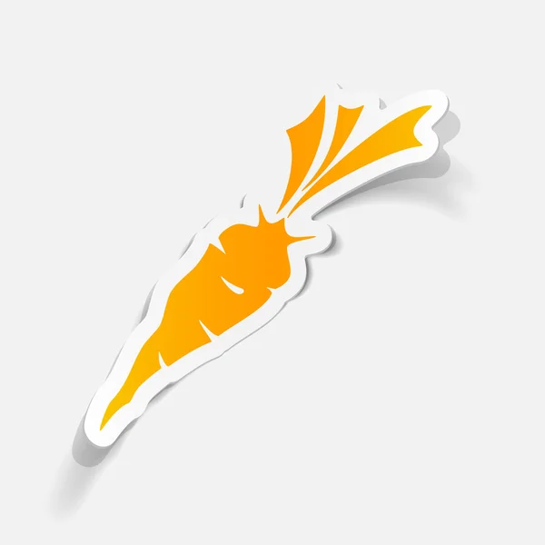 Morötter-ikonen — Stock vektor