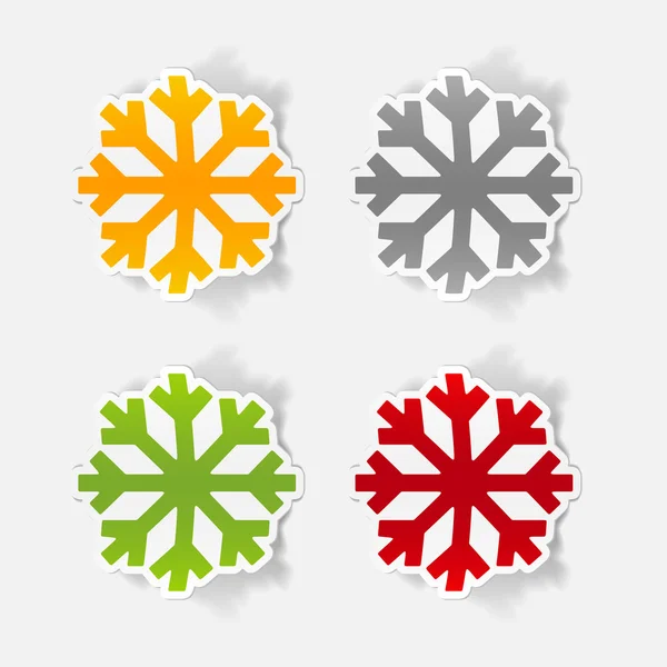 Snowflake icon — Stock Vector